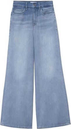 Frame Denim mid-rise wide-leg jeans - women - Organic Cotton/Elastane - 30 - Blue
