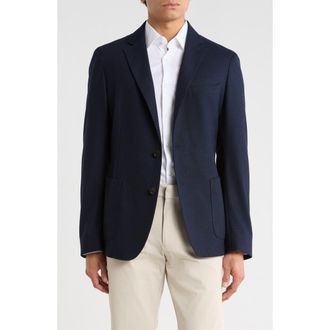 BOSS Dark Blue Solid Sport Coat at Nordstrom Rack, Size 36
