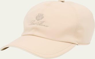 Loro Piana Mens Water-Resistant 6-Panel Baseball Cap