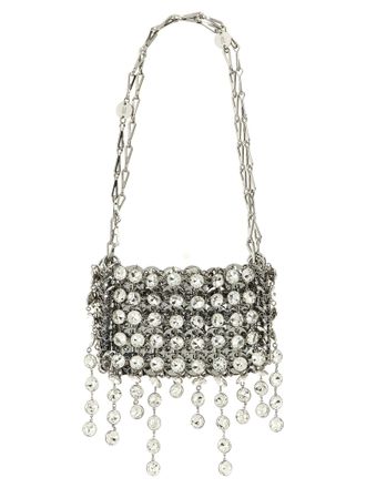 Paco Rabanne Womens 1969 Strass Nano Shoulder Bag