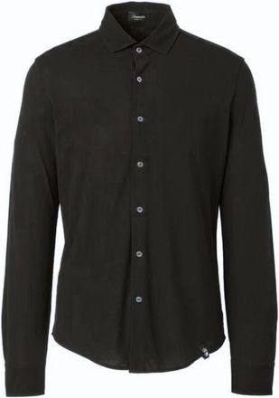 Drumohr Hombre, Camisas, Negro, Talla: M