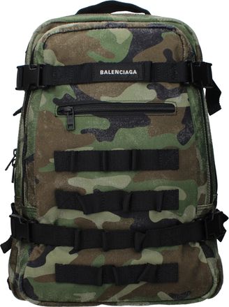 Balenciaga Herrens Taschen und G&uuml;rteltaschen aus gr&uuml;nem/tarngr&uuml;nem Stoff
