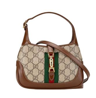 Gucci Beige Supreme GG Jackie 1961 Mini Shoulder Bag