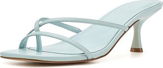 Calvin Klein Axella Womens Sandals Light Green : 6.5 M, Faux Leather