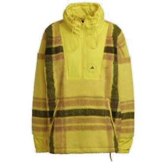 adidas (WMNS) adidas by Stella McCartney Fleece Jacquard Winter Jacket Asia Sizing Yellow Black HG6890