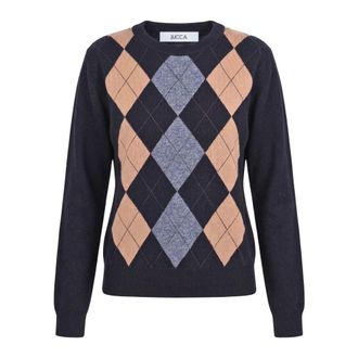 Jucca Trui met ronde hals - Dames - Ronde hals truien - Zwart - S - Katoen - Truien & Vesten