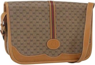 Gucci Pre-owned Cross Body Bags, female, Beige, Size: ONE SIZE Pre-owned Plastic Cross Body Bag