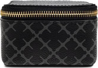 By Malene Birger Sieradendoos met geometrische print en ritssluiting - Zwart