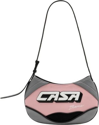 Casablanca Shoulder Bags, female, Pink, Size: ONE SIZE Slim Biker Bag