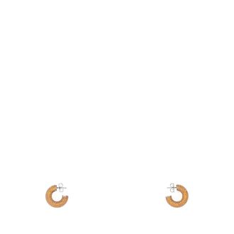 Amina Muaddi Cameron Hoop Mini Oorbellen - Dames - Oorbellen - Oranje - ONE Size - Accessoires