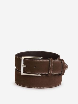 Bontoni Suede Leather Belt