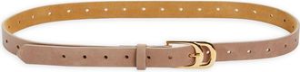 ADA Infinity Leather Belt in Parchment at Nordstrom