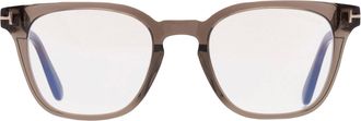 Tom Ford Blue Light Block Square Mens Eyeglasses FT6014-K-B 057 51