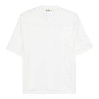 R&oacute;he T-Shirts, female, White, Size: XS Crew-neck T-shirt