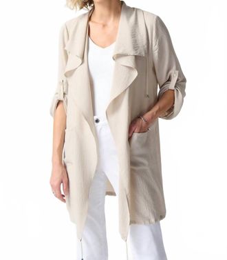 Joseph Ribkoff Drapey Cardigan In Moonstone