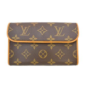 Louis Vuitton Florentine Waist Monogram Canvas Brown Canvas Handbag (Pre-Owned)
