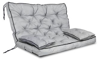 OEM Conjunto De Jard&iacute;n Alto Con Ribetes, 120x60x50 Cm, Gris