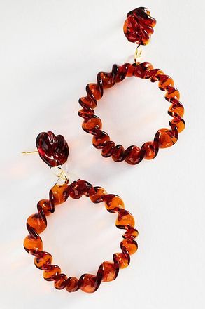 Levens Jewels Levens Twist Circle Drop Earrings