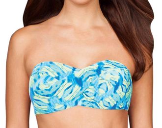 Coco Reef C-Cup Convertible Underwire Bikini Bra In Blue Amazon