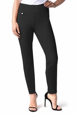 Multiples Pull On Ease-Y-Fit Pant In Black