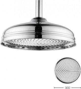 Crosswater Belgravia Hoofddouche - 30cm - geschikt voor plafond/wand arm - chroom