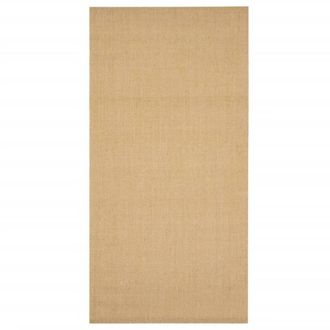 Berkfield Home Rug Natural Sisal 100x200 cm in Tan | Size: Medium