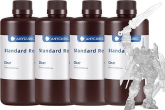OEM Resina Uv Anycubic De 4 Kg, Longitud De Onda De Curado De 405 Nm, Alta Viscosidad De 552 Mpa&middot;s