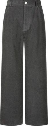 TOMBOY Broek met ribfluwelen-effect - Grijs