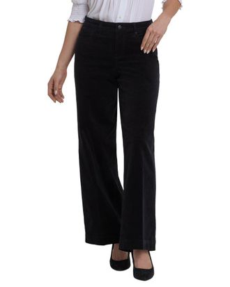 NYDJ Teresa Black Wide Leg Jean