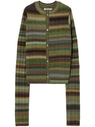 Re/Done Ribgebreid vest - Groen