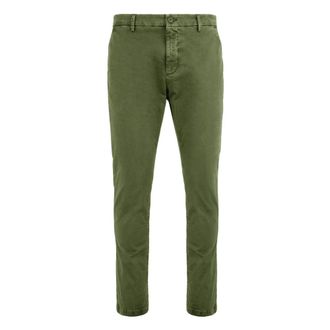 Bomboogie Pantalones Chinos Ajustados - Trousers - Hombre - Verde - W36