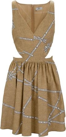 Elisabetta Franchi Mujer, Vestidos, Beige, Talla: M