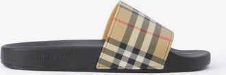 Burberry Check Slides