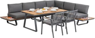 LLR Collection Premium Outdoor Dining-Loungeset Woody
