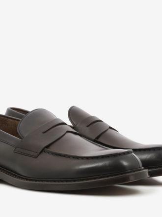 Doucal's Mocassini in nappa testa di moro