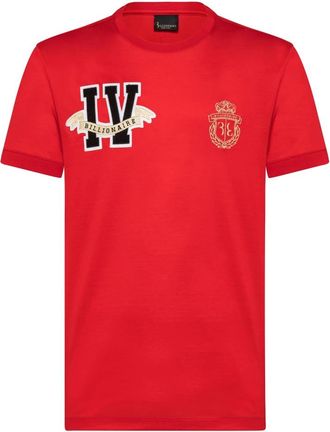 Billionaire Boys Club T-Shirt Ronde Hals Members Only - Heren - T-shirts - Rood - XS - Katoen - Tops