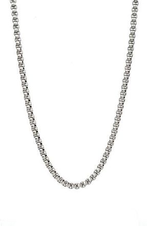 Ed Hardy Mens Box Chain Necklace in Silver at Nordstrom Rack