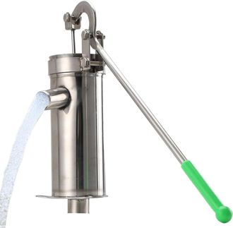 OEM Bomba Manual Para Pozo - Bomba De Agua - Bomba Manual De Acero Inoxidable - Herramienta De Succi&oacute;n Para Pozo - Bomba De Refuerzo - Peso: 1500 G - Para