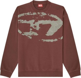 Diesel Sweatshirts - Heren - Sweatshirts - Bruin - M - Hoodies & sweatvesten