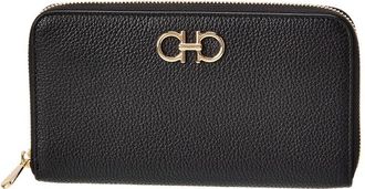 Ferragamo Gancini Leather Continental Wallet