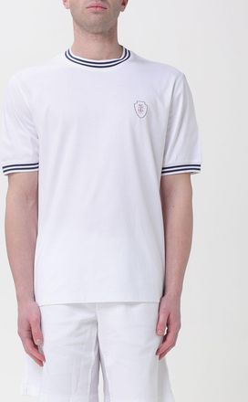 Brunello Cucinelli T-shirt in cotone con logo Brunello Cucinelli