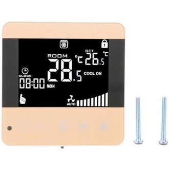 OEM Termostato Inteligente Wi-fi Crezuo Para Aire Acondicionado Central Con Pantalla T&aacute;ctil Lcd, Modelo Hy08ac-3-crezuo