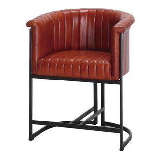 MisterWils Silla De Piel Strike - Marr&oacute;n,negro - 79x63x50