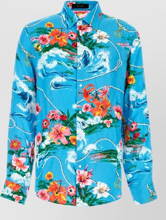 Gucci floral print relaxed fit shirt