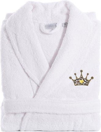 Linum Home Textiles Turkish Cotton Personalized Terry Bathrobe (Monogram A-Z)
