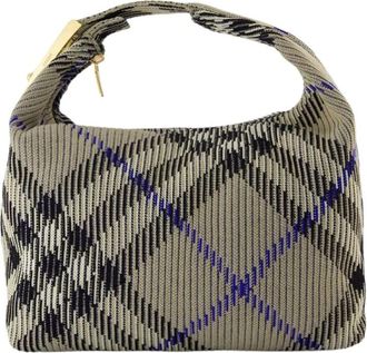 Burberry Nylon Schoudertas - Neutraal Korstmos - Dames - Handtassen - Veelkleurig - ONE Size - Nylon - Tassen