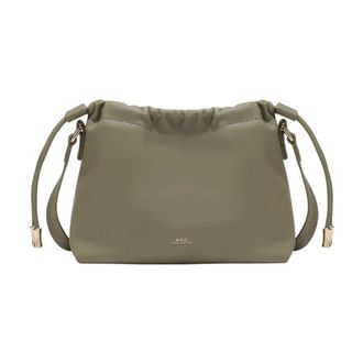 A.P.C. A.p.c. - Ninon Mini Tas - Dames - Tassen - Groen - Maat: ONE Size Leer
