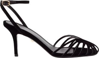 Alev&igrave; High Heel Sandalen - Dames - Sandalen met hakken - Zwart - 37 EU - Schoenen