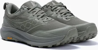 Saucony Mens Saucony Peregrine 16 GTX Mens Laurel/Sage Trainers - Green - Size: UK 11 / eu 46.5 / us 12