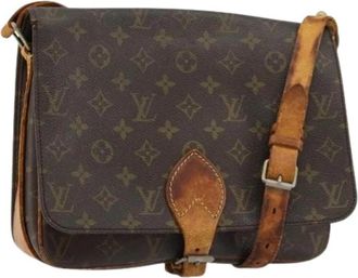 Louis Vuitton Pre-owned Vintage Cross Body Bag - Dames - Vintage Schoudertas - Bruin - ONE Size - Vintage